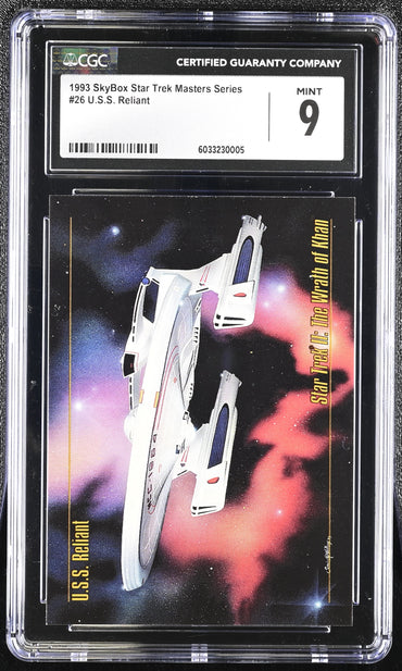 U.S.S. Reliant - 1993 StarTrek Master Series Skybox - CGC Graded