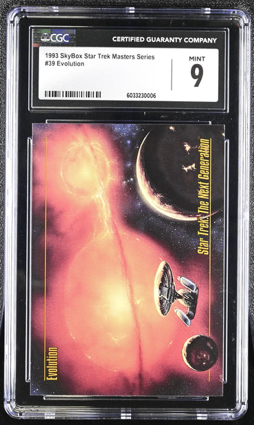 Evolution - 1993 StarTrek Master Series Skybox - CGC Graded