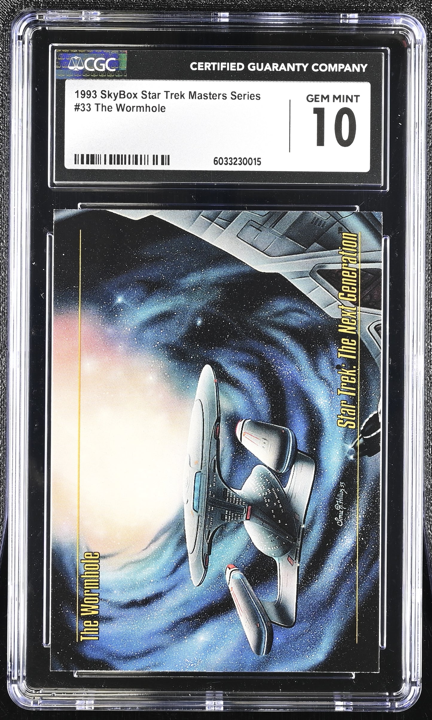 Wormhole - 1993 StarTrek Master Series Skybox - CGC Graded