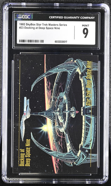 Dock at Deep Space Nine - 1993 StarTrek Master Series Skybox - CGC Graded