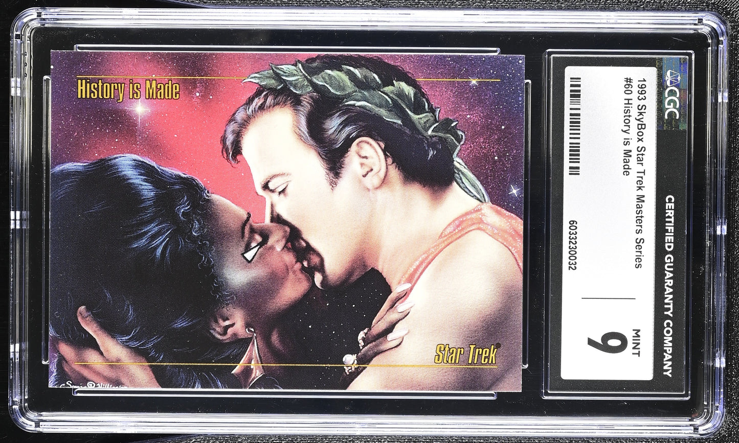 History is Made - 1993 StarTrek Master Series Skybox - CGC Graded