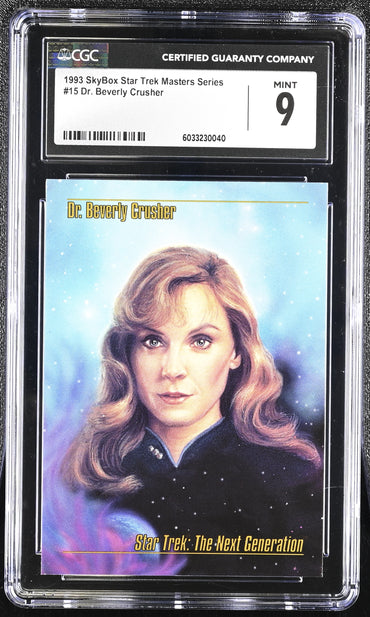 Beverly Crusher - 1993 StarTrek Master Series Skybox - CGC Graded