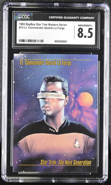 Geordi La Forge - 1993 StarTrek Master Series Skybox - CGC Graded