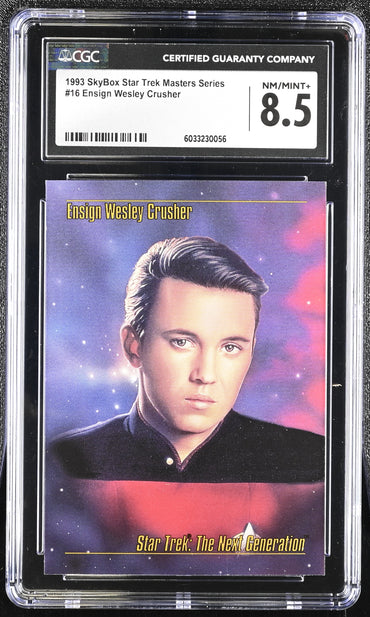 Wesley Crusher - 1993 StarTrek Master Series Skybox - CGC Graded