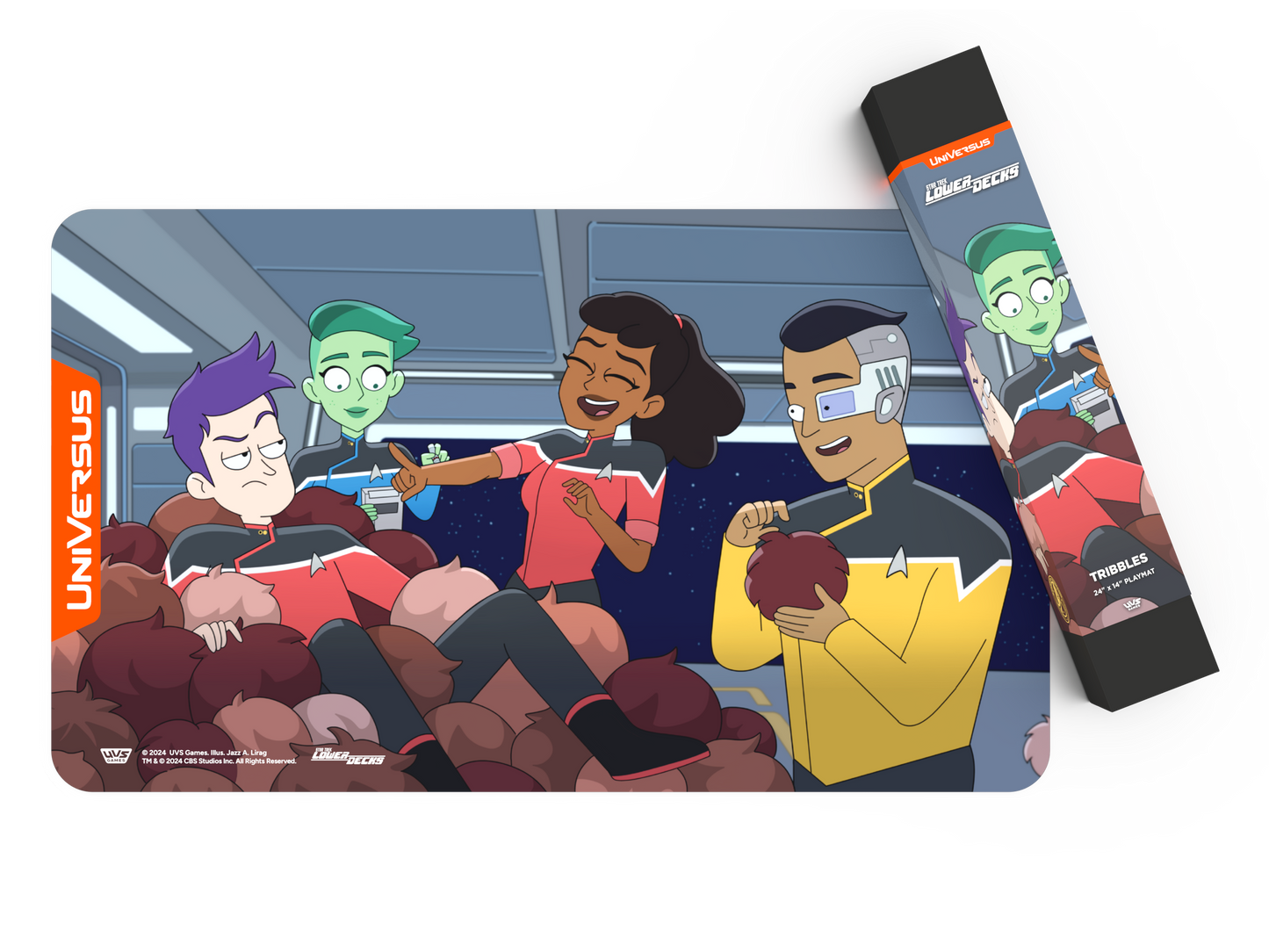 UniVersus: Star Trek: Lower Decks - Tribbles Playmat - 24 x 14 Neoprene Mat