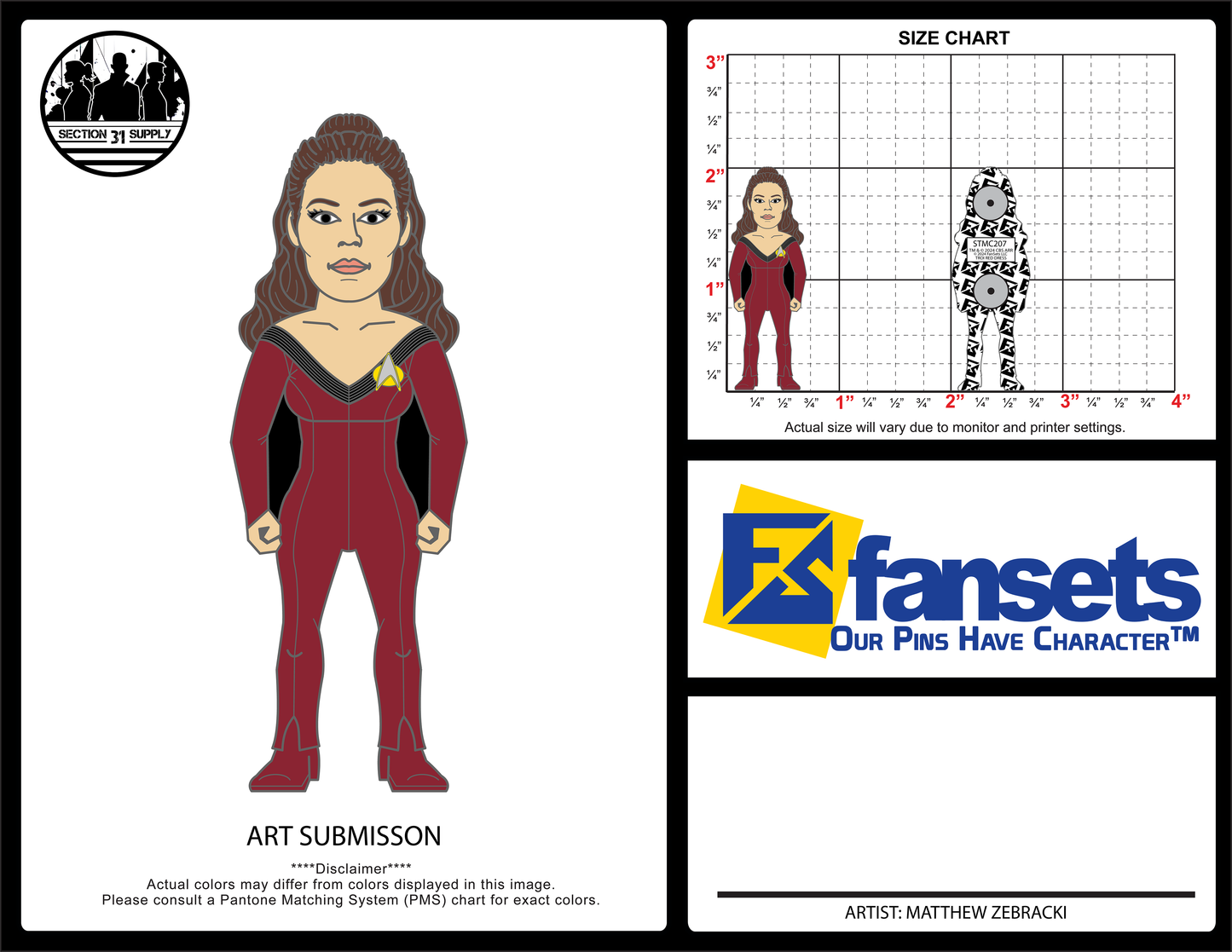 Troi Red Keeper Artist Print