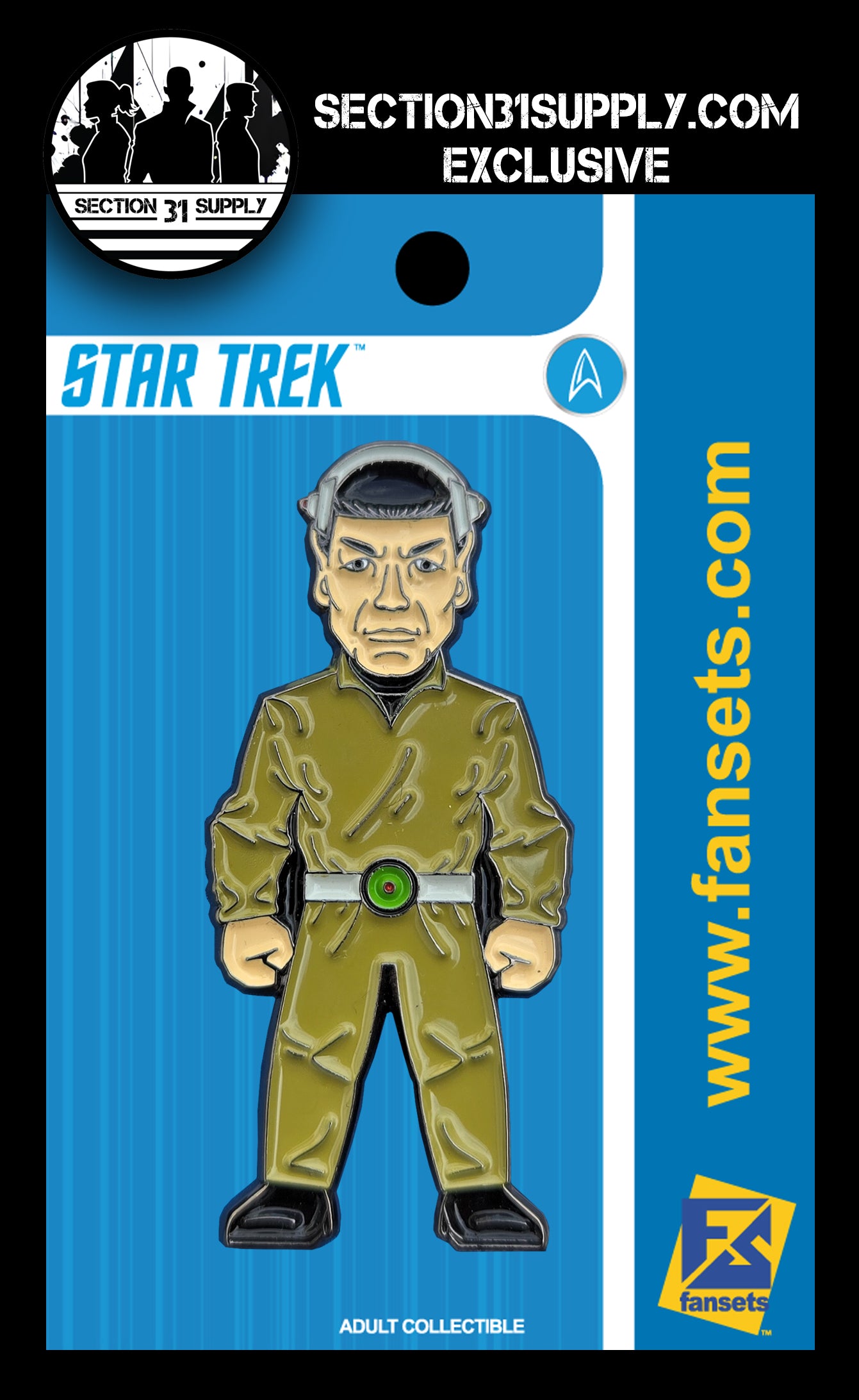 Star Trek: Spock's Brain FanSets pin