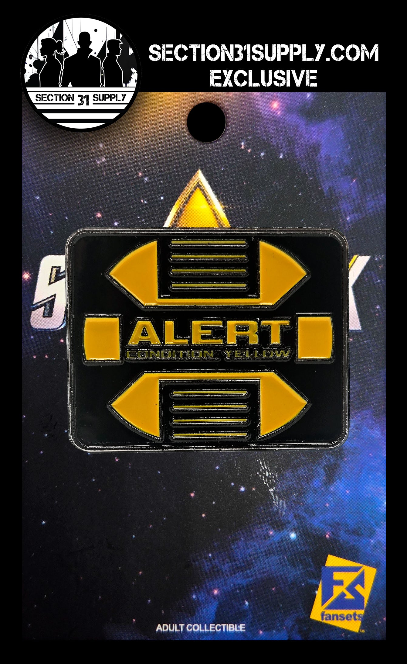 Star Trek: Yellow Alert FanSets pin
