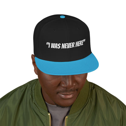 Section31Supply —  "I Was Never Here" Embroidered Snapback Hat