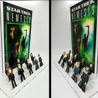 Star Trek: Nemesis Movie Set 9pc w/ Poster stand FanSets pin
