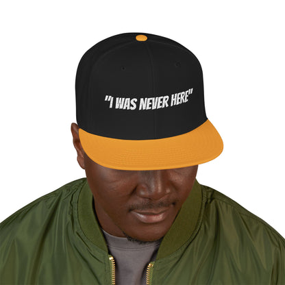 Section31Supply —  "I Was Never Here" Embroidered Snapback Hat