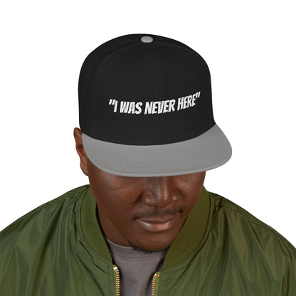 Section31Supply —  "I Was Never Here" Embroidered Snapback Hat