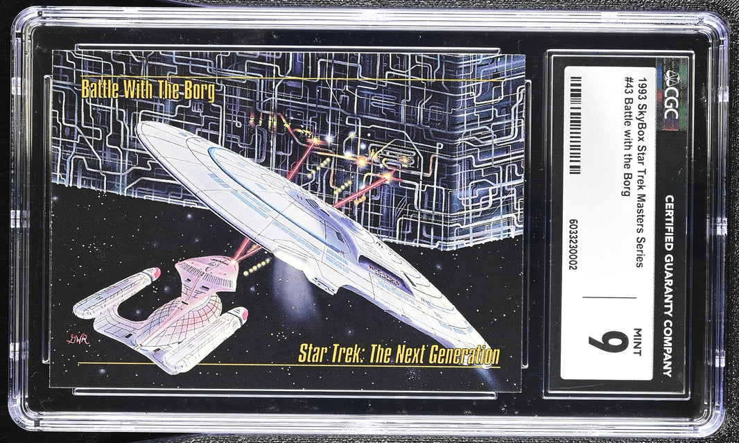 Battle with the Borg - 1993 StarTrek Master Series Skybox - CGC Graded