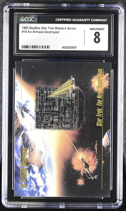 Armada Destroyed - 1993 StarTrek Master Series Skybox - CGC Graded