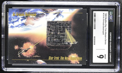 Armada Destroyed - 1993 StarTrek Master Series Skybox - CGC Graded