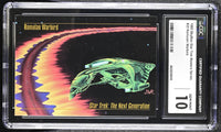 Romulan Warbird  - 1993 StarTrek Master Series Skybox - CGC Graded