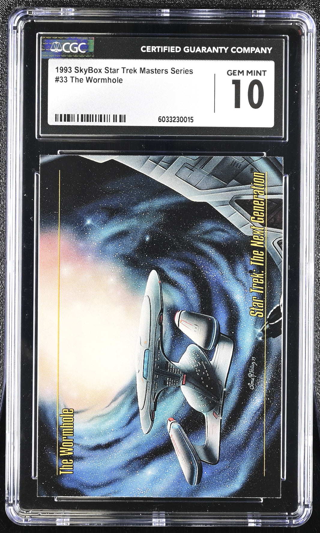 Wormhole - 1993 StarTrek Master Series Skybox - CGC Graded