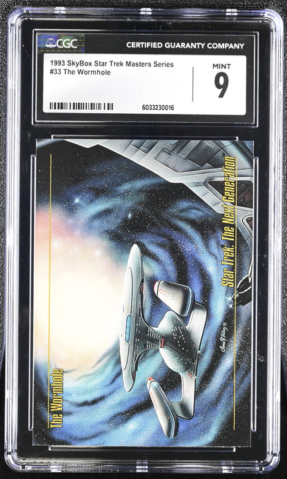 Wormhole - 1993 StarTrek Master Series Skybox - CGC Graded