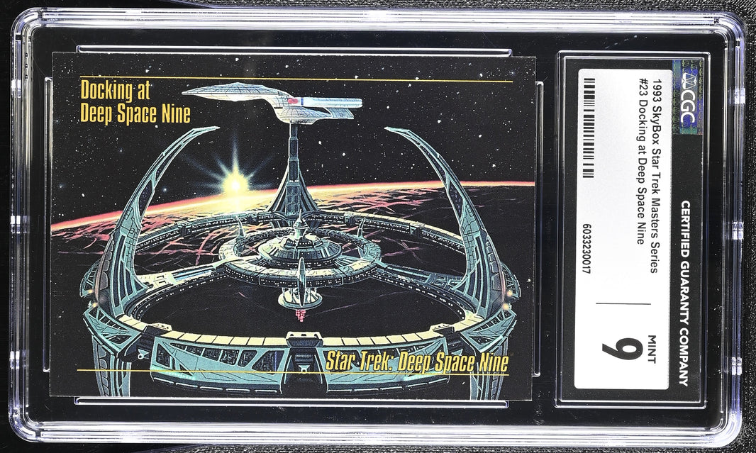 Dock at Deep Space Nine - 1993 StarTrek Master Series Skybox - CGC Graded