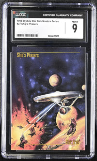 Ship's Phaser's - 1993 StarTrek Master Series Skybox - CGC Graded