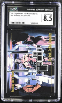 Reaching out to Picard  - 1993 StarTrek Master Series Skybox - CGC Graded