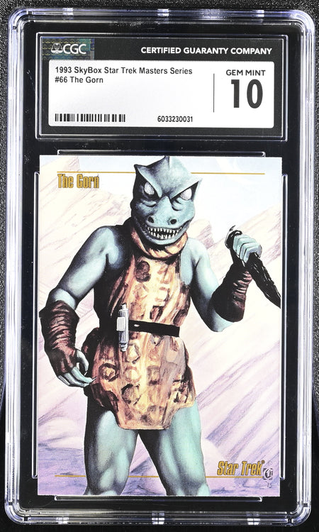 The Gorn  - 1993 StarTrek Master Series Skybox - CGC Graded
