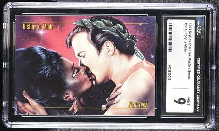 History is Made  - 1993 StarTrek Master Series Skybox - CGC Graded
