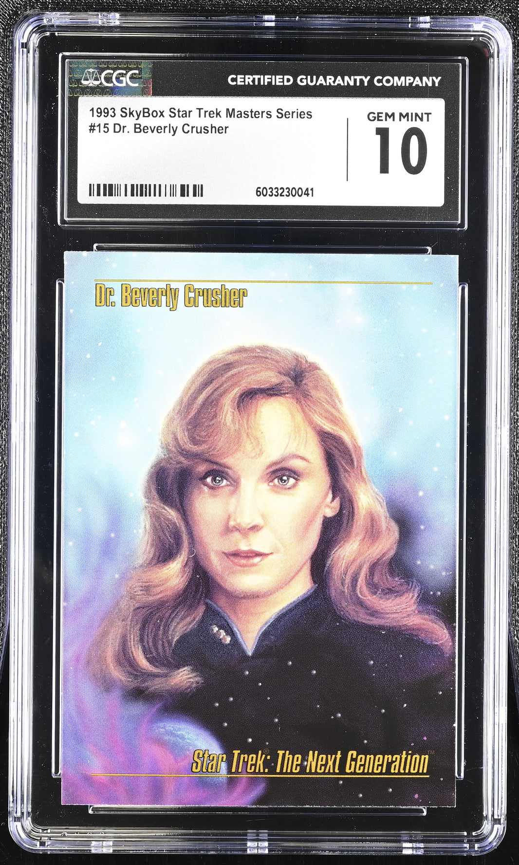 Beverly Crusher - 1993 StarTrek Master Series Skybox - CGC Graded