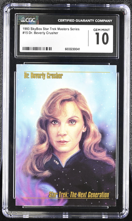 Beverly Crusher - 1993 StarTrek Master Series Skybox - CGC Graded