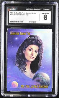 Counselor Deanna  - 1993 StarTrek Master Series Skybox - CGC Graded