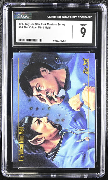Vulcan Mind Meld  - 1993 StarTrek Master Series Skybox - CGC Graded