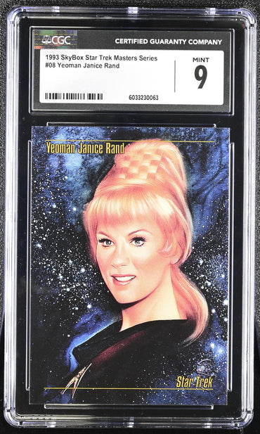 Yeoman Janice Rand  - 1993 StarTrek Master Series Skybox - CGC Graded