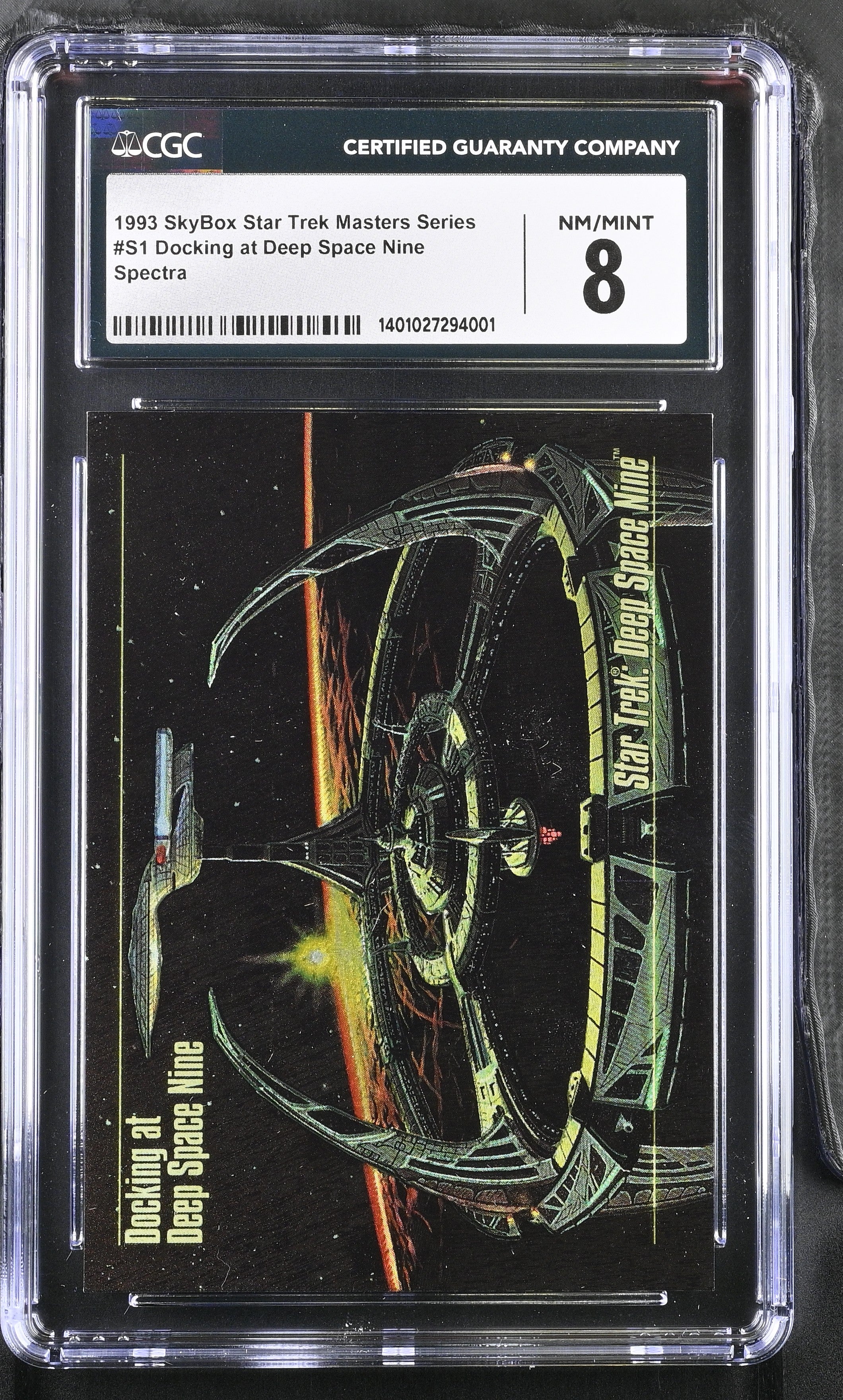 Dock at Deep Space Nine - 1993 StarTrek Master Series Skybox - CGC Graded