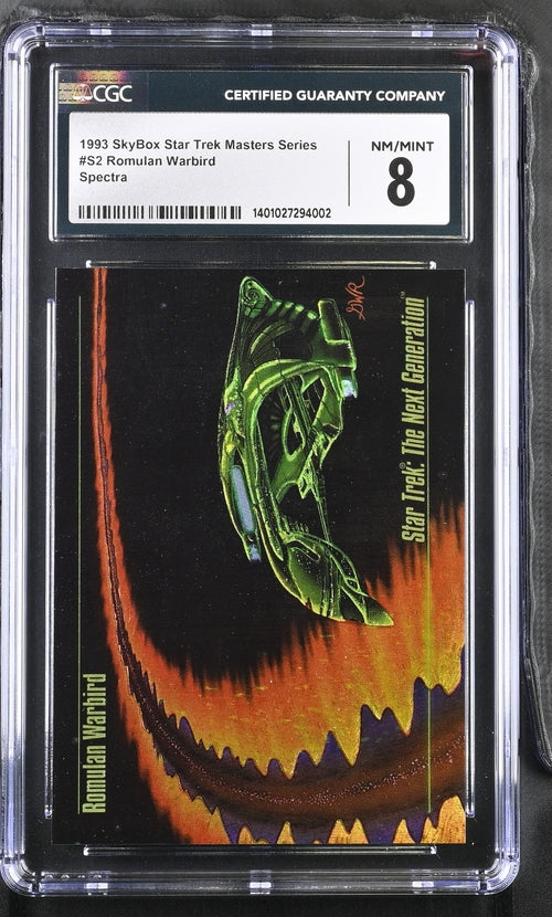 Romulan Warbird - 1993 StarTrek Master Series Skybox - CGC Graded