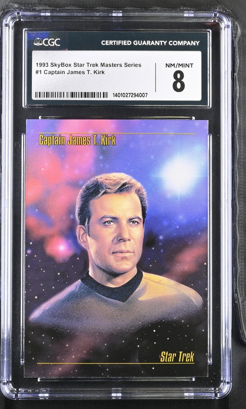 Capt Kirk - 1993 StarTrek Master Series Skybox - CGC Graded