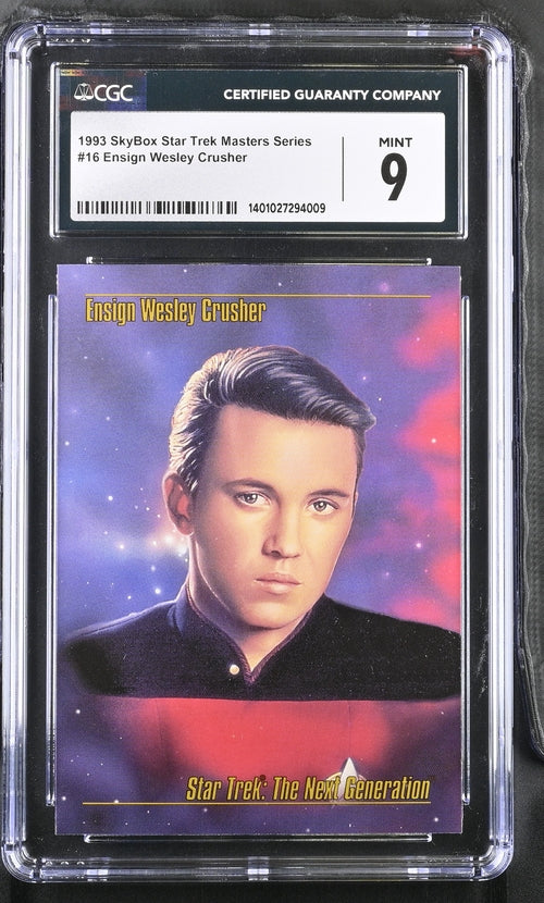 Wesley Crusher - 1993 StarTrek Master Series Skybox - CGC Graded