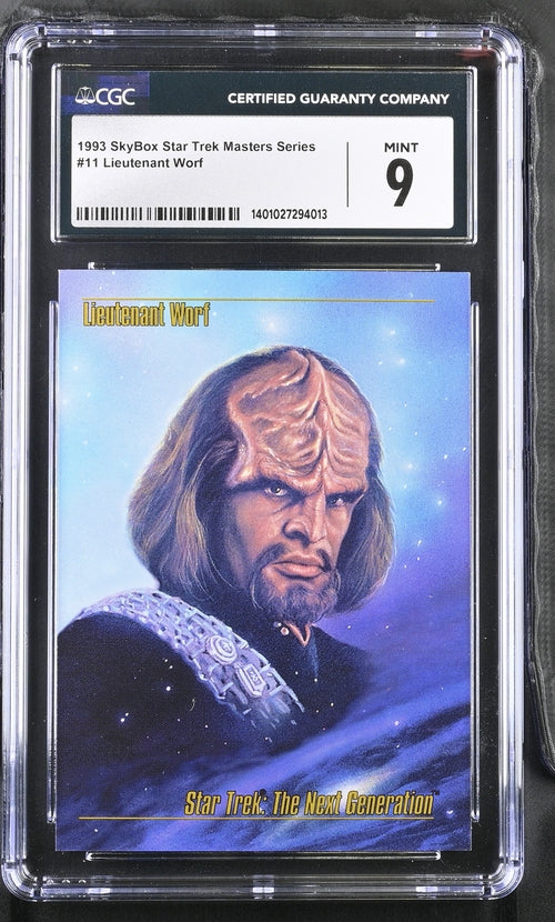 Worf - 1993 StarTrek Master Series Skybox - CGC Graded