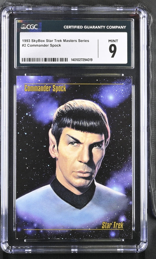 Spock - 1993 StarTrek Master Series Skybox - CGC Graded