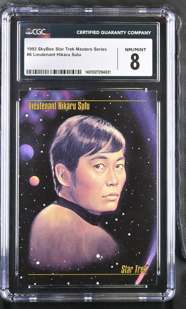 Lt. Sulu - 1993 StarTrek Master Series Skybox - CGC Graded