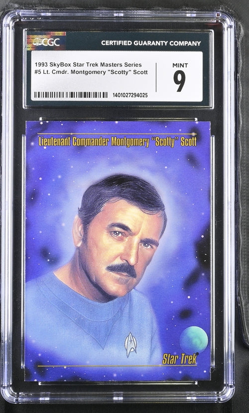 Lt. Scott - 1993 StarTrek Master Series Skybox - CGC Graded