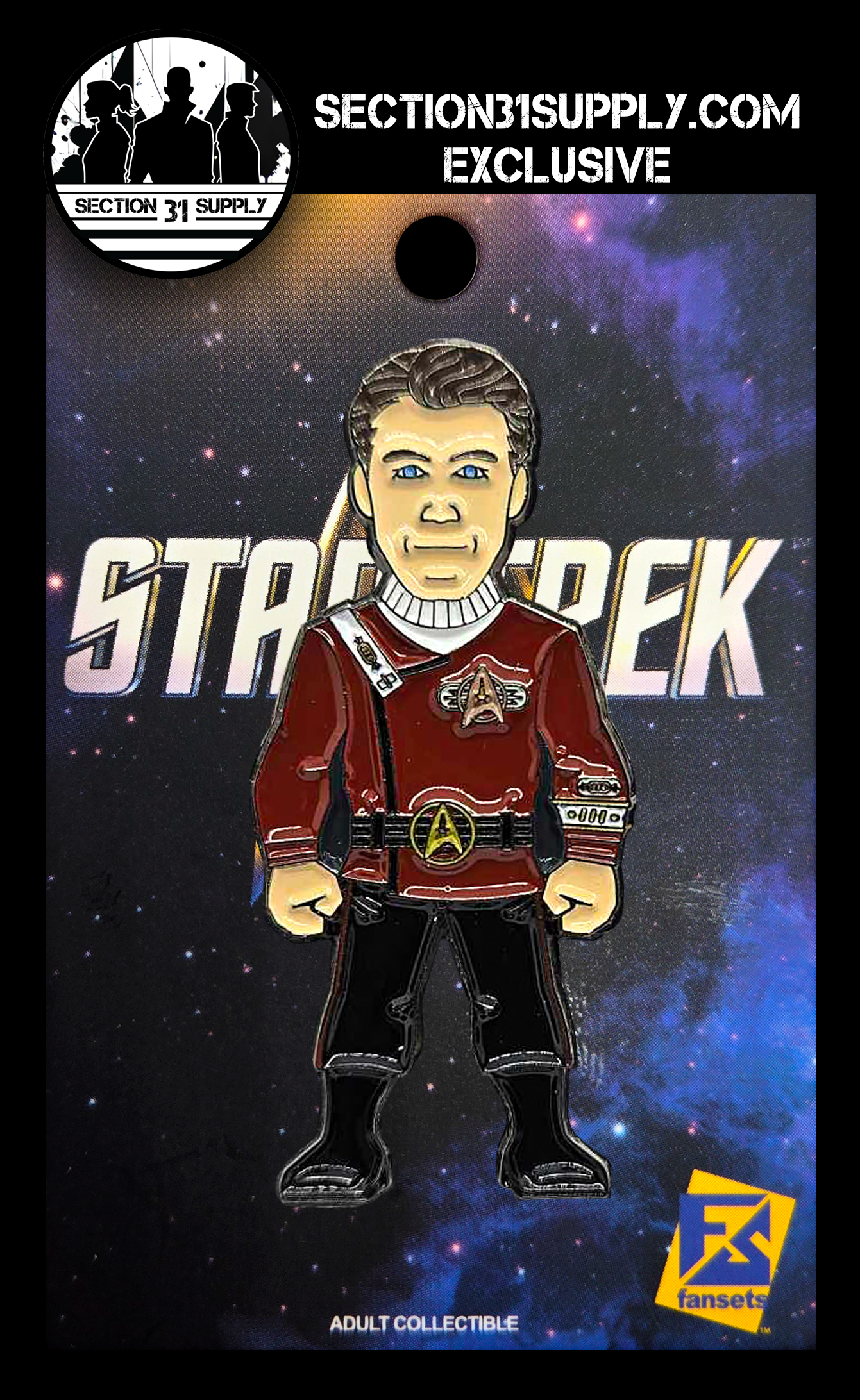 Star Trek: Captain John Harriman FanSets pin