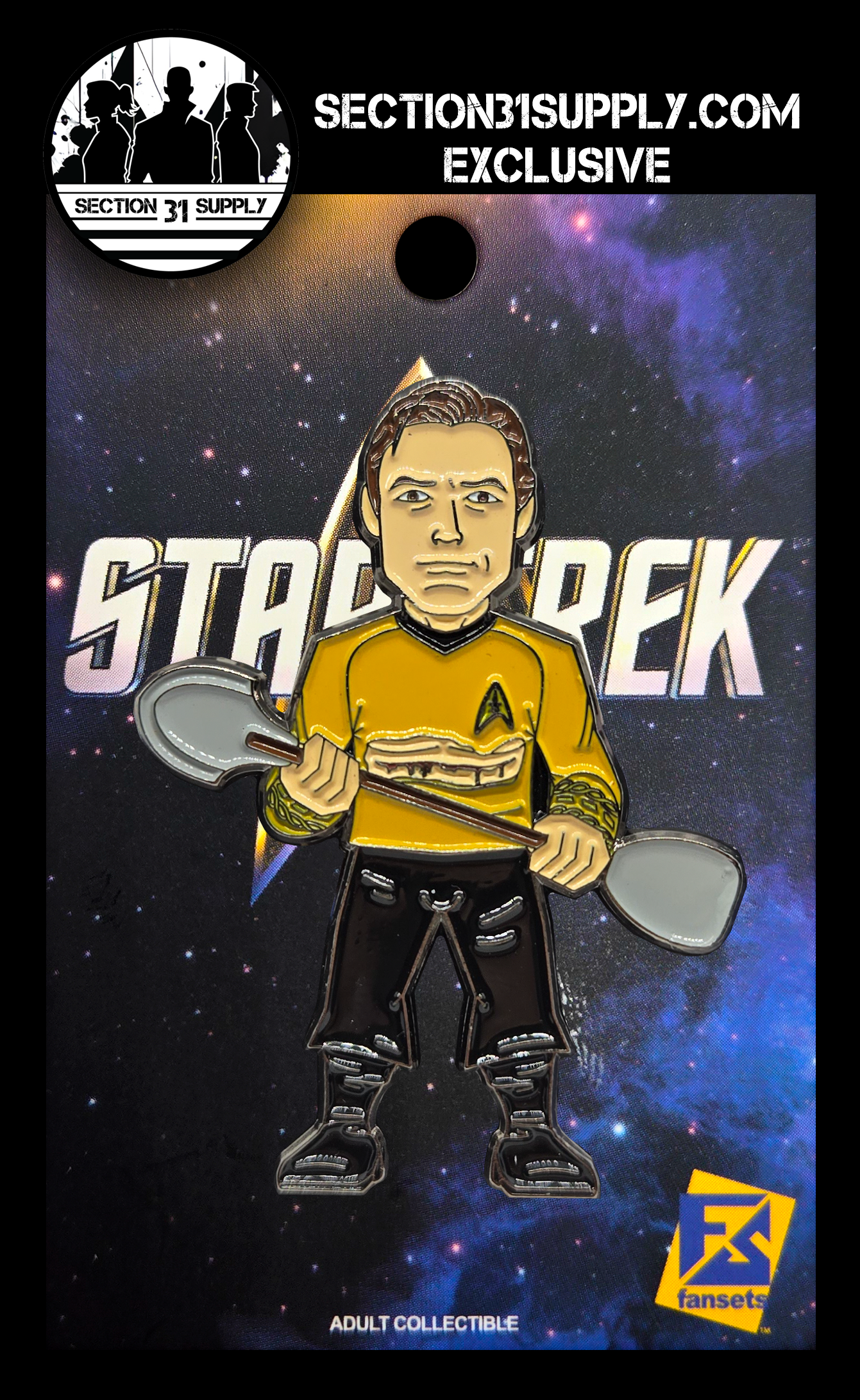 Star Trek: Kirk Amok Time FanSets pin