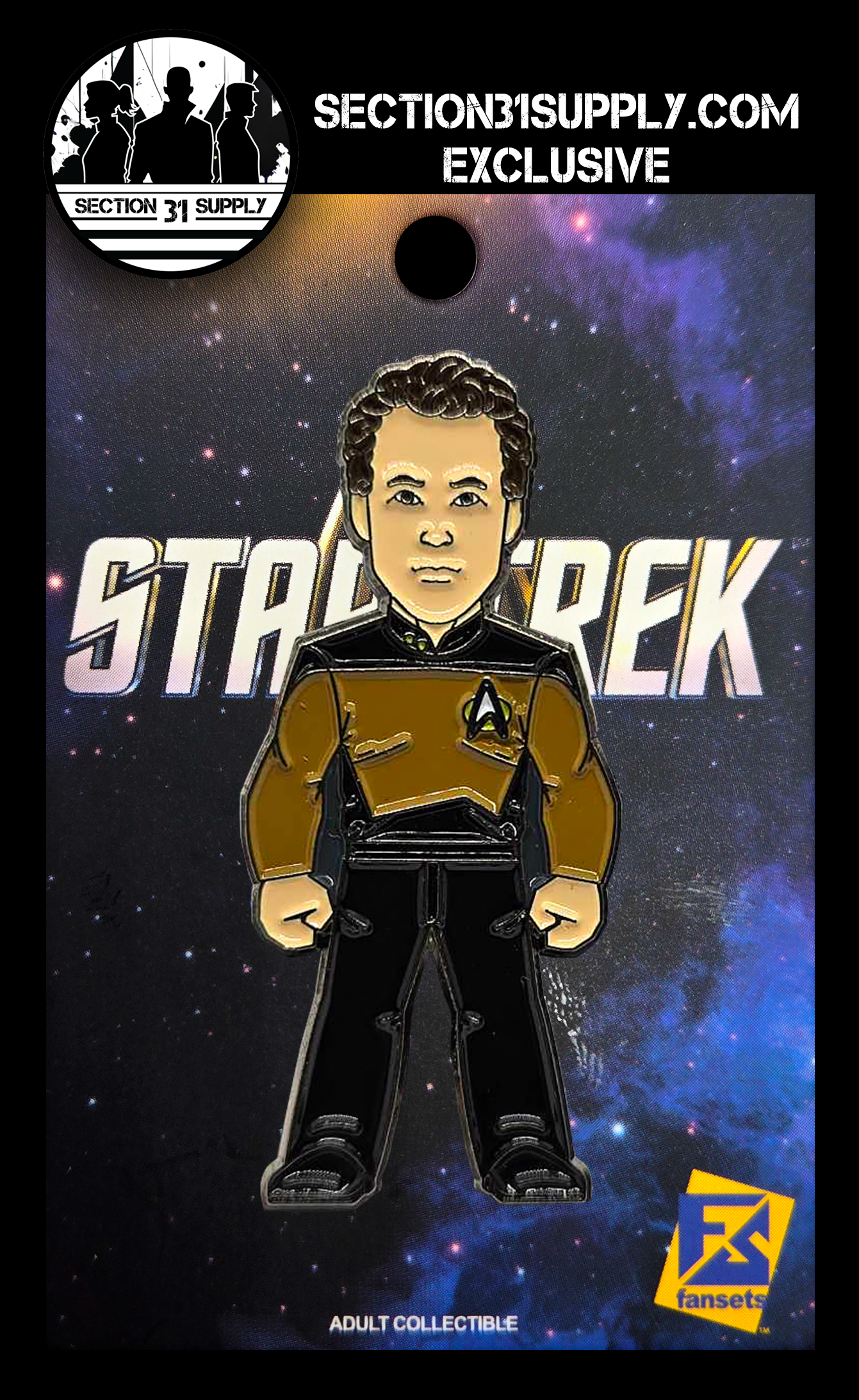 Star Trek: O'brien TNG FanSets pin