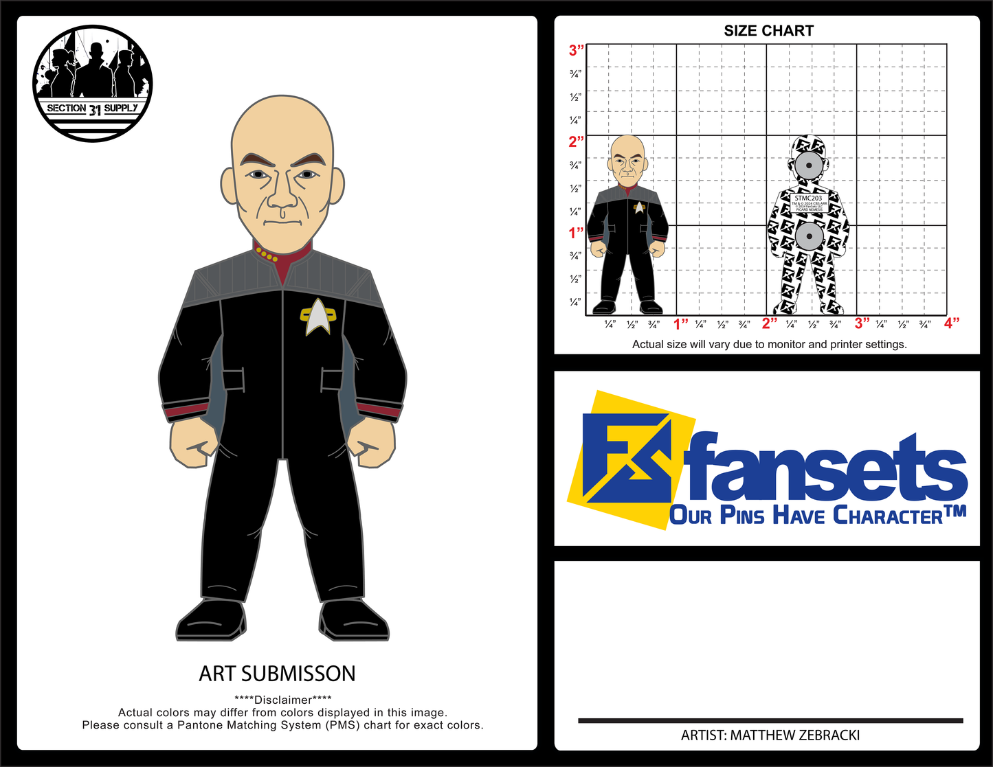 Picard Nemesis Artist Print