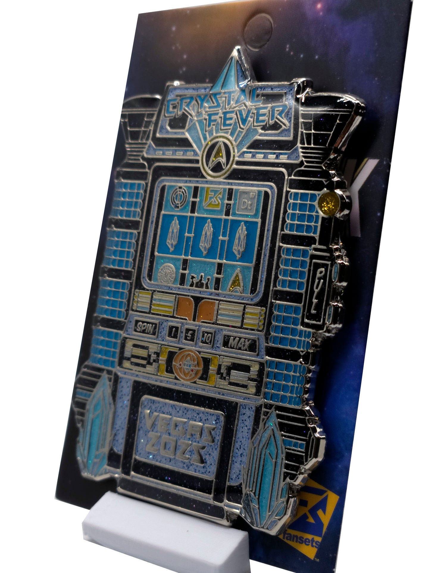 Star Trek:  STLV 2026 "Crystal Fever" Dilithium Crystal  Slot Machine Fansets Pin