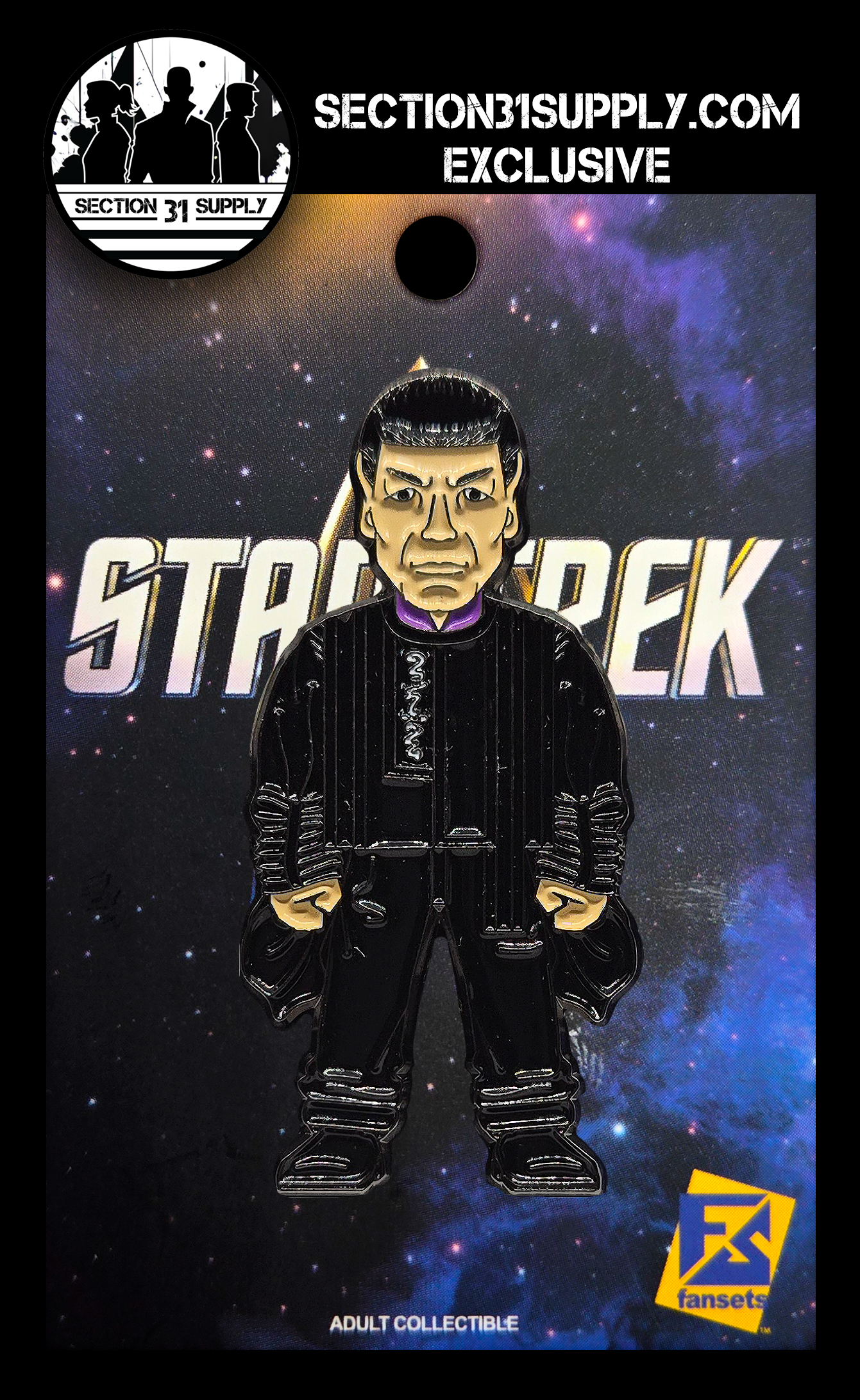 Star Trek:  Spock TMP Fansets Pin