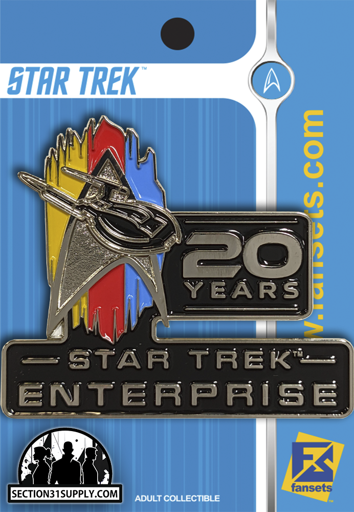 Star Trek: Enterprise 20th Anniversary Logo FanSets pin
