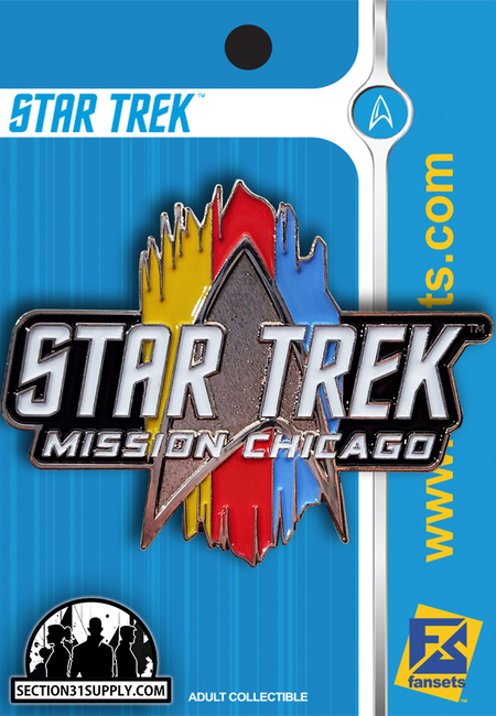 Star Trek: Mission Chicago 2022 Official Logo FanSets pin