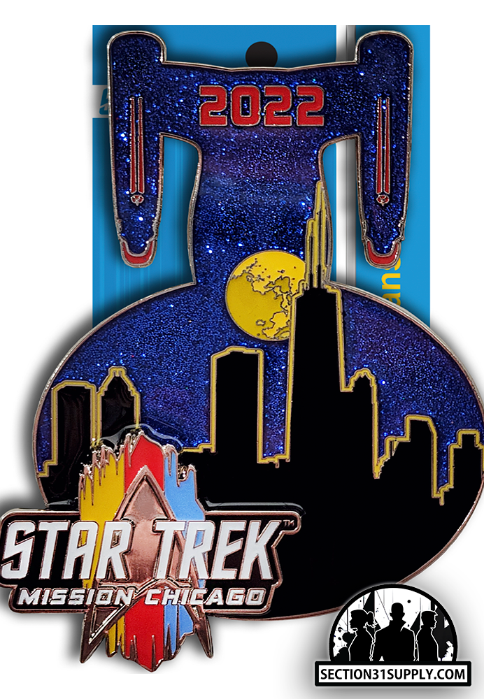 Star Trek: Mission Chicago 2022 Mega Glitter FanSets pin