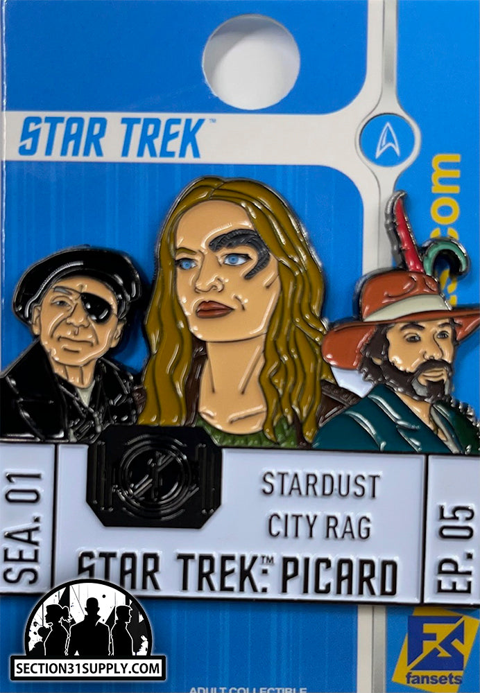 Star Trek Picard: Sea 1 Ep 5 - Star Dust City FanSets pin